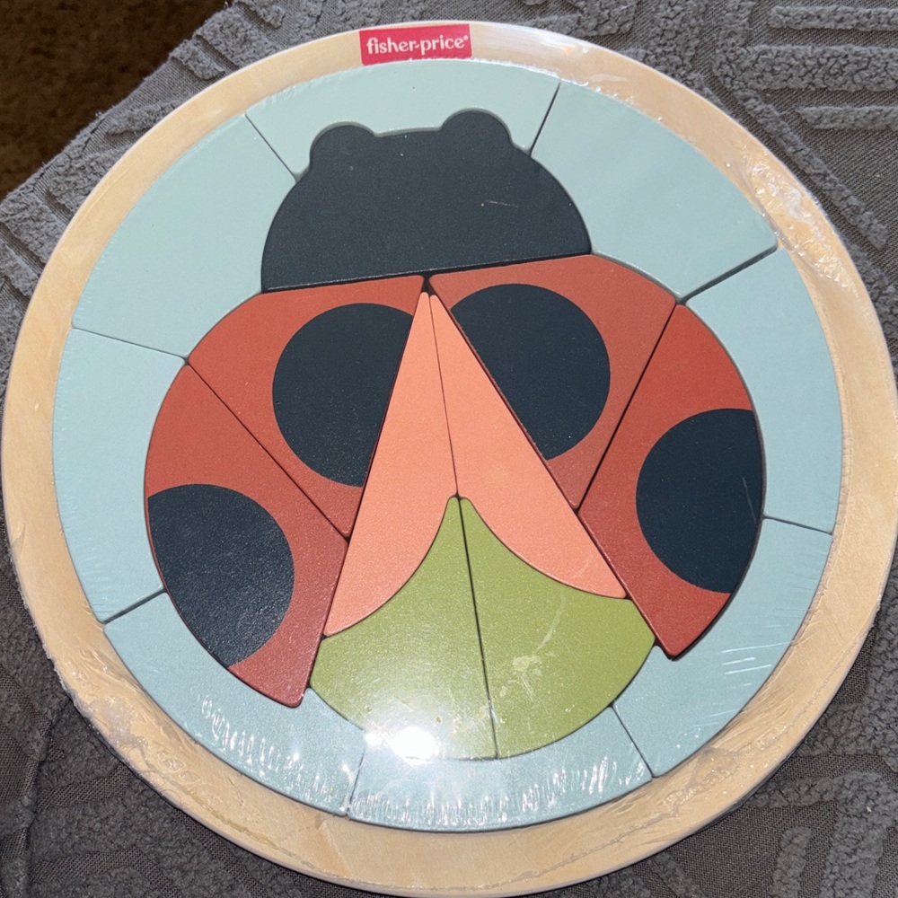 New Fisher-Price Colorful Ladybug Puzzle